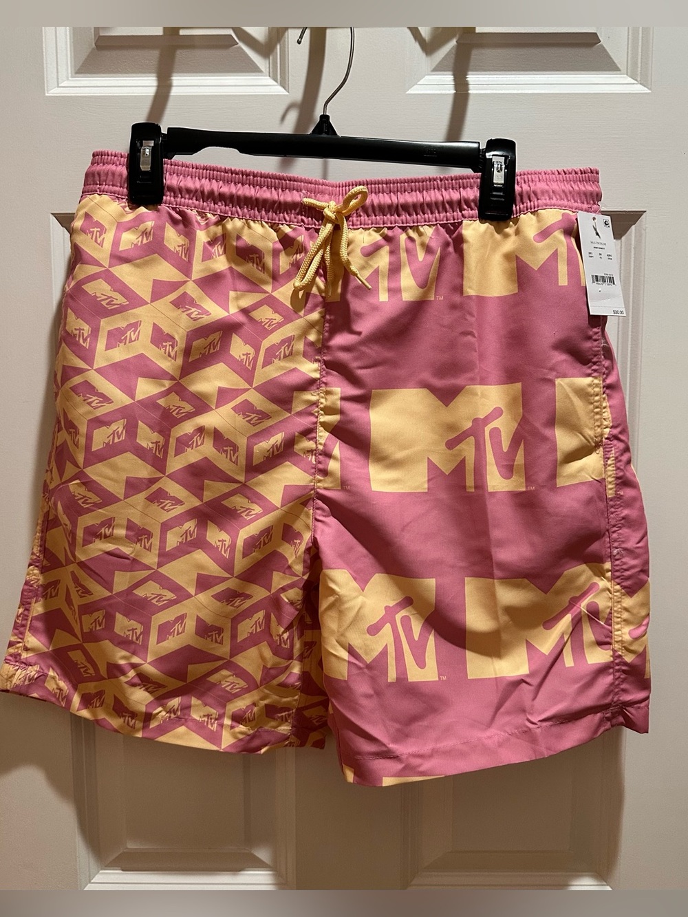 NEW MTV Logo Swim Trunks sz. M